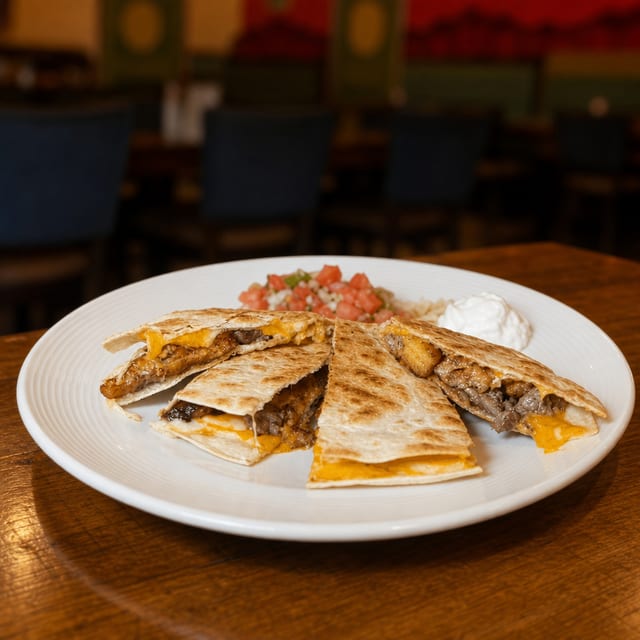 PLANTAIN STEAK QUESADILLA.