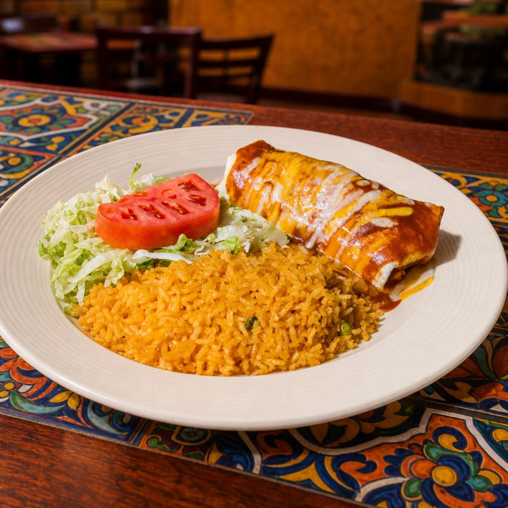 CARNE ASADA BURRITO.