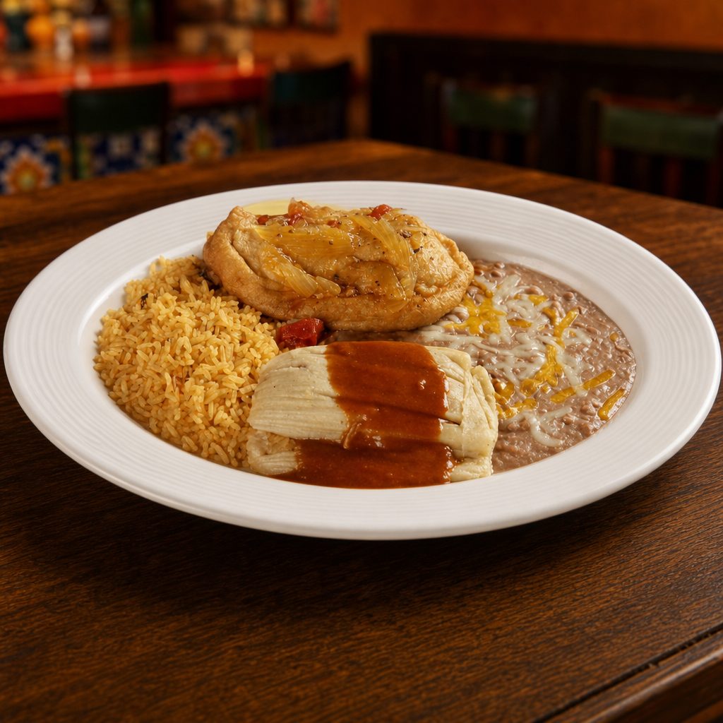L-CHILE RELLENO & TAMALES.