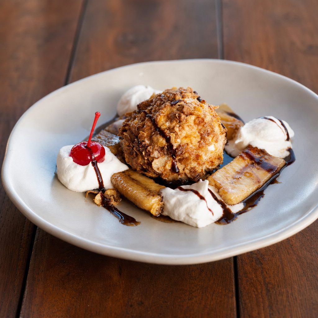 FRIED ICE CREAM.