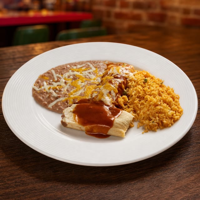 L-ENCHILADA & TAMAL.