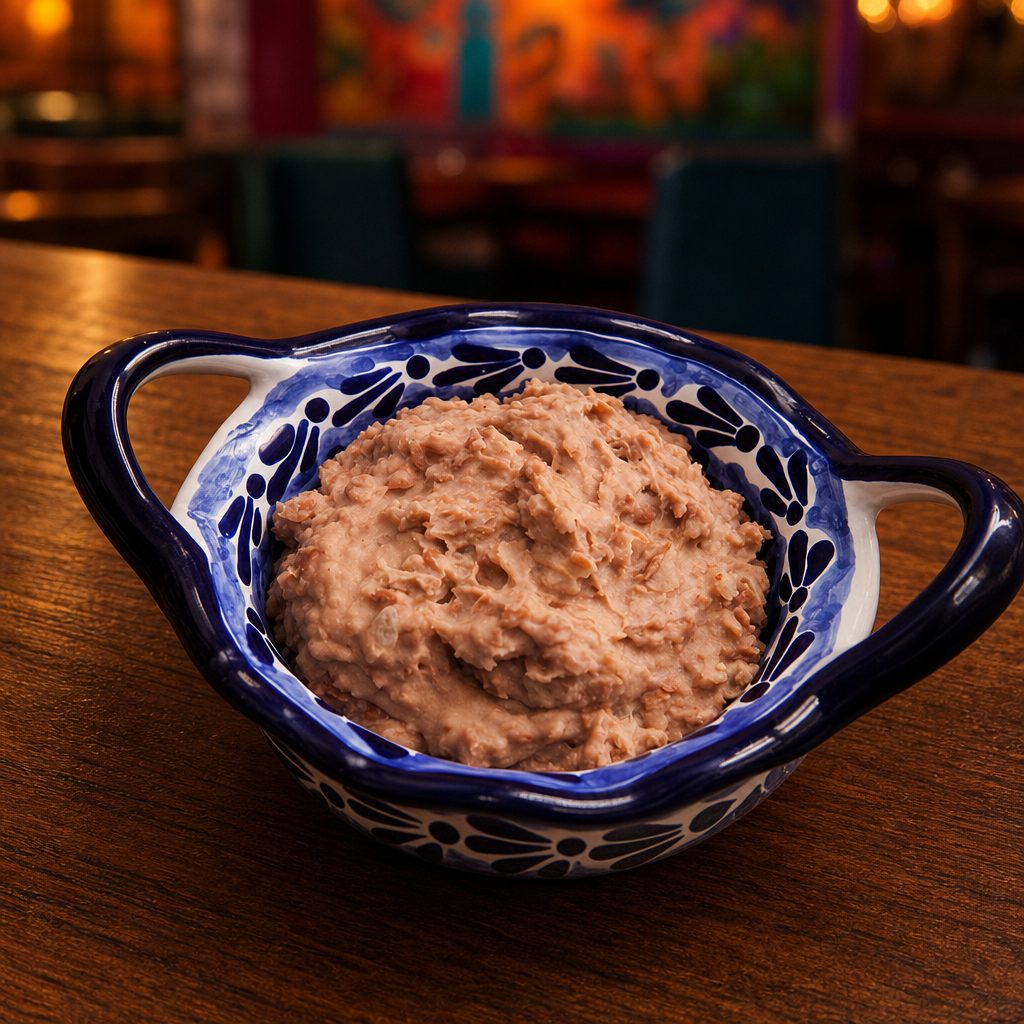 REFRIED BEANS.