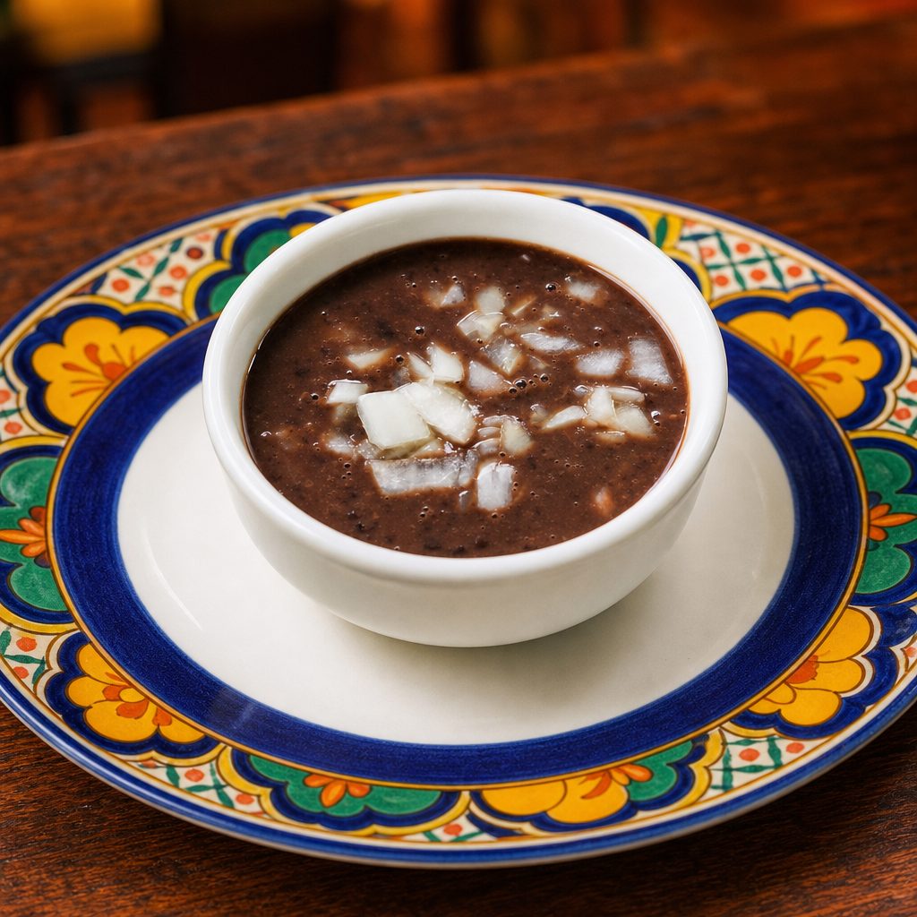 BLACK BEAN SOUP CUP.