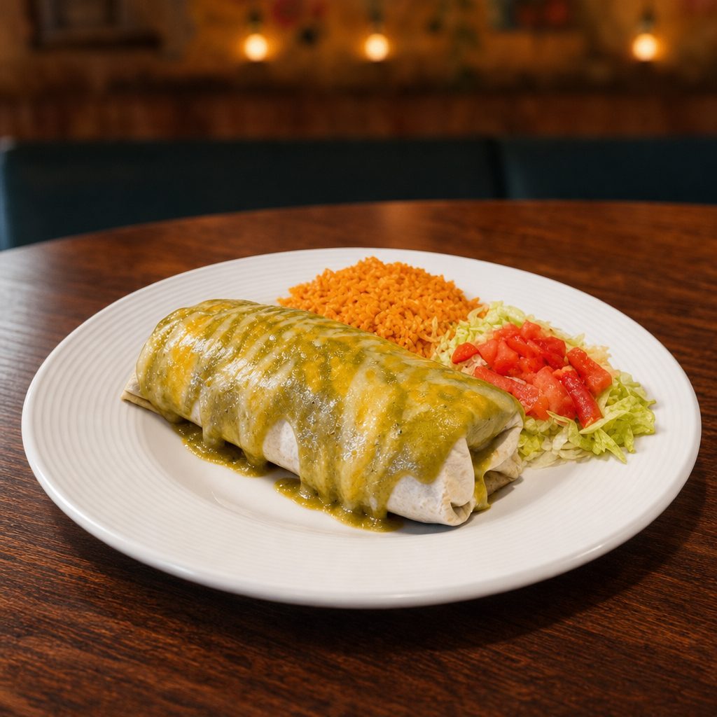 ALL MEAT BURRITO.