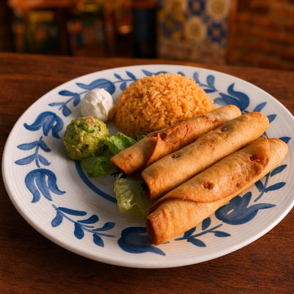 FLAUTAS PLATE.
