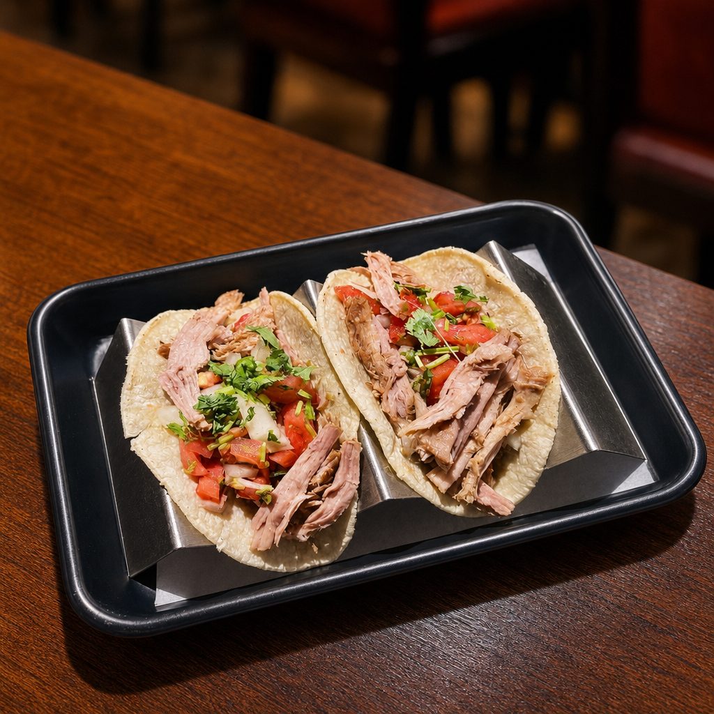 TACOS DE CARNITAS.