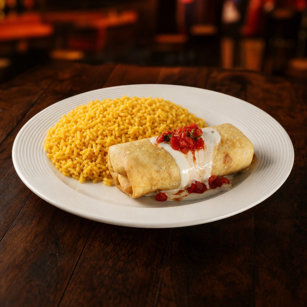 L-CHIMICHANGA PLATE.