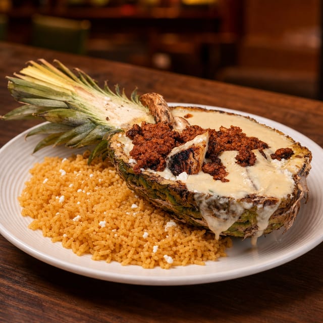 CHORIPOLLO A LA PINA.
