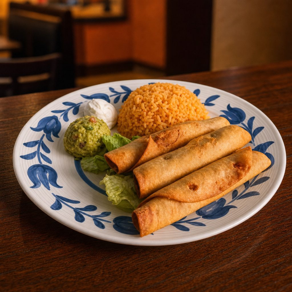 FLAUTAS PLATE.