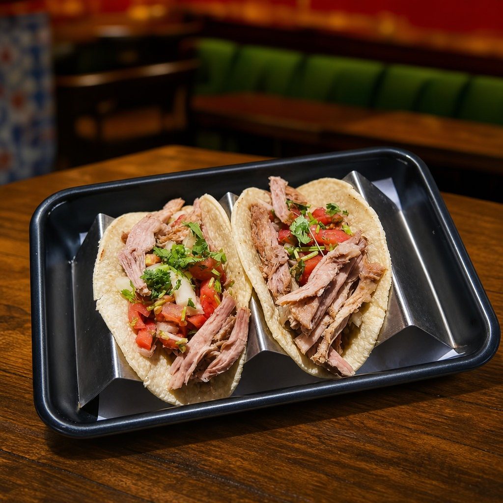 TACOS DE CARNITAS.
