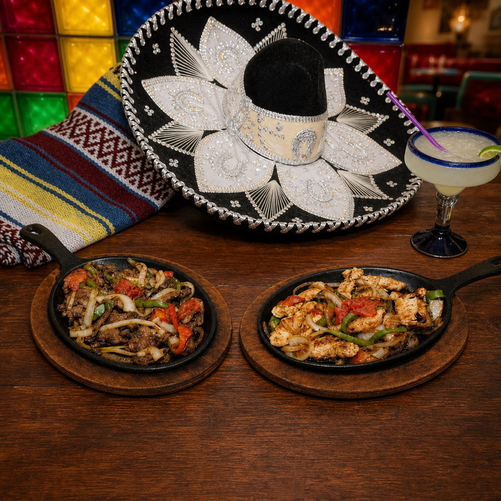 FAJITAS FOR TWO.