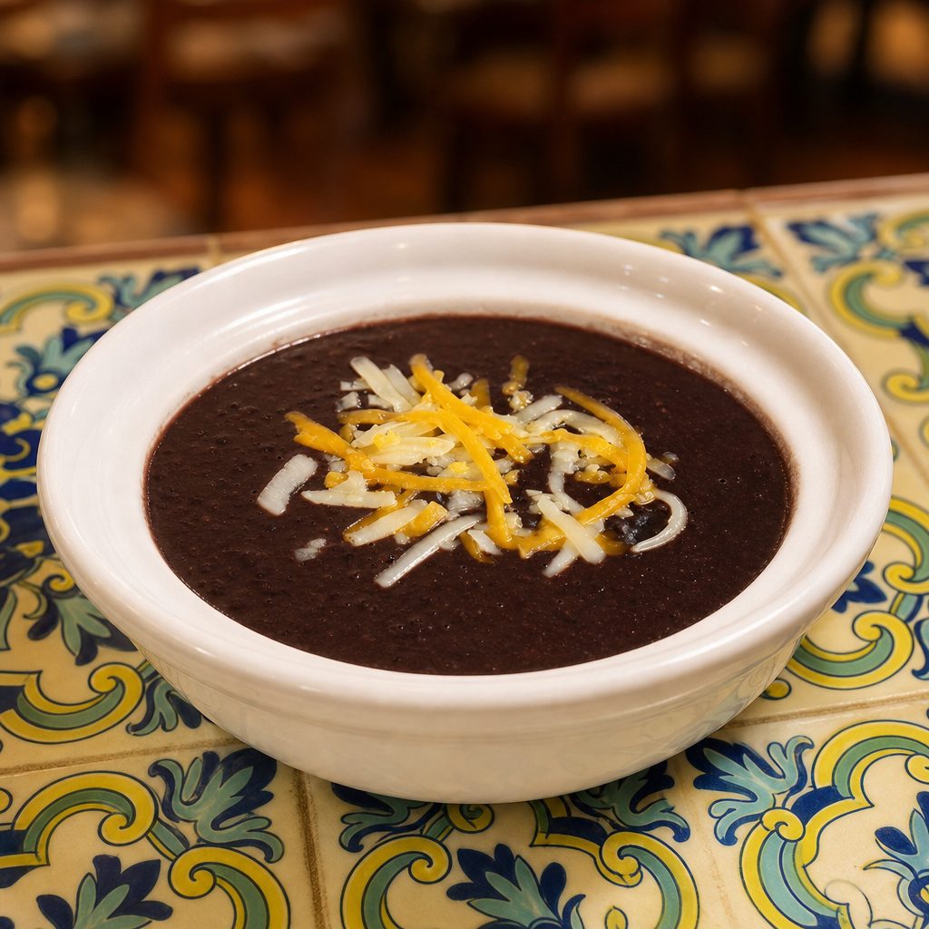 BLACK BEAN SOUP BOWL.