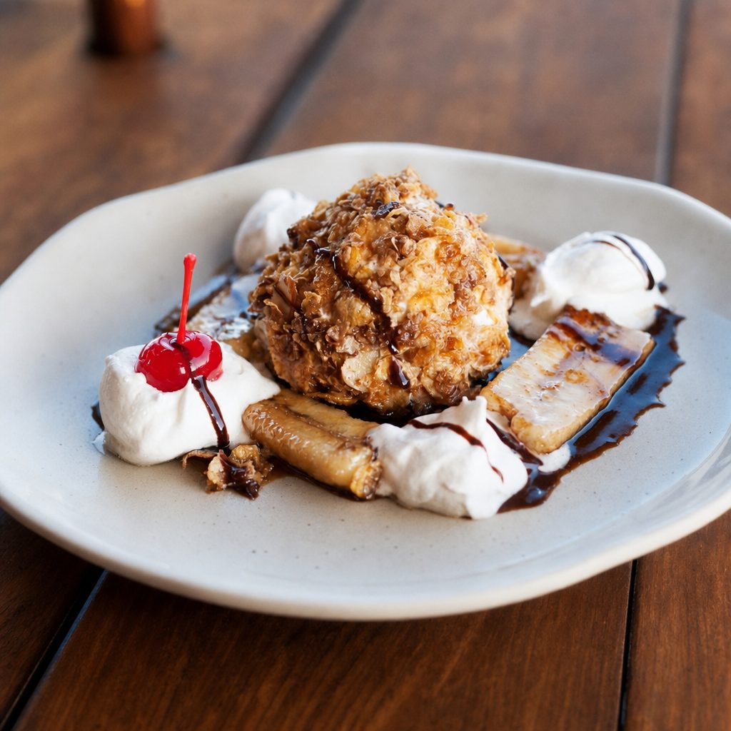 FRIED ICE CREAM.