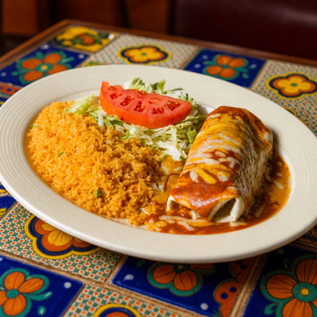 CHIMICHANGA PLATE.