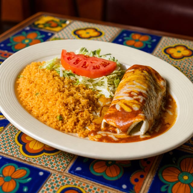 CHIMICHANGA PLATE.