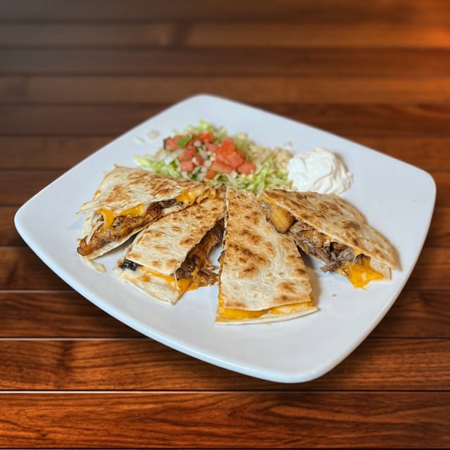 PLANTAIN STEAK QUESADILLA.