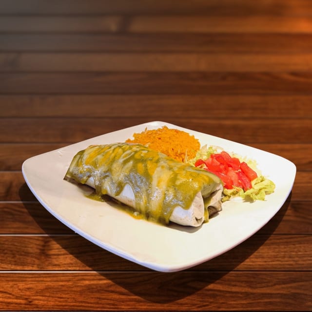 ALL MEAT BURRITO.