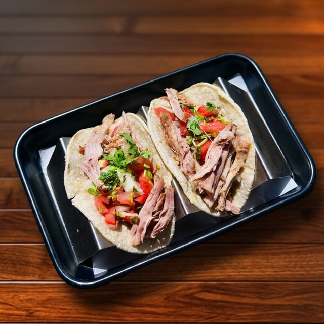 TACOS DE CARNITAS.