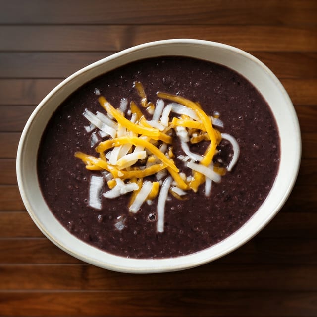 BLACK BEAN SOUP BOWL.