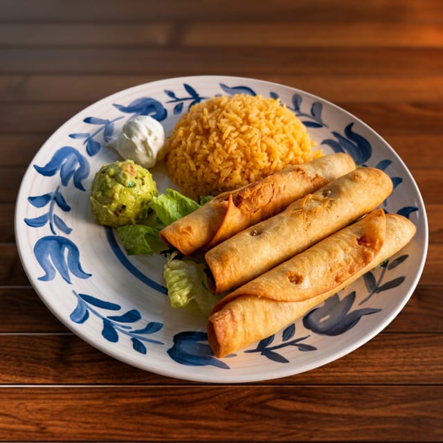 FLAUTAS PLATE.
