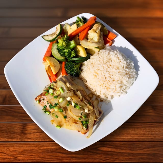 MAHI A LA PARRILLA.