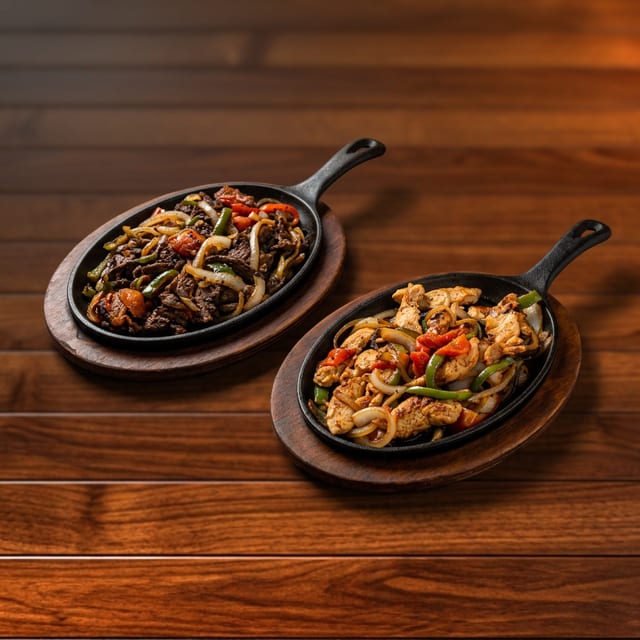 FAJITAS FOR TWO.