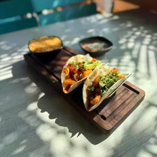 SHRIMP PINA TACOS